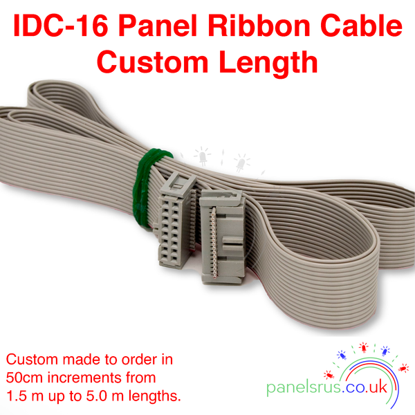 IDC16 Cable (Terminated - Custom Length)