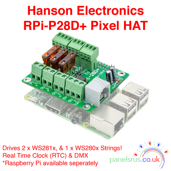 Hanson RPi-P28D+ Raspberry Pi Pixel Hat