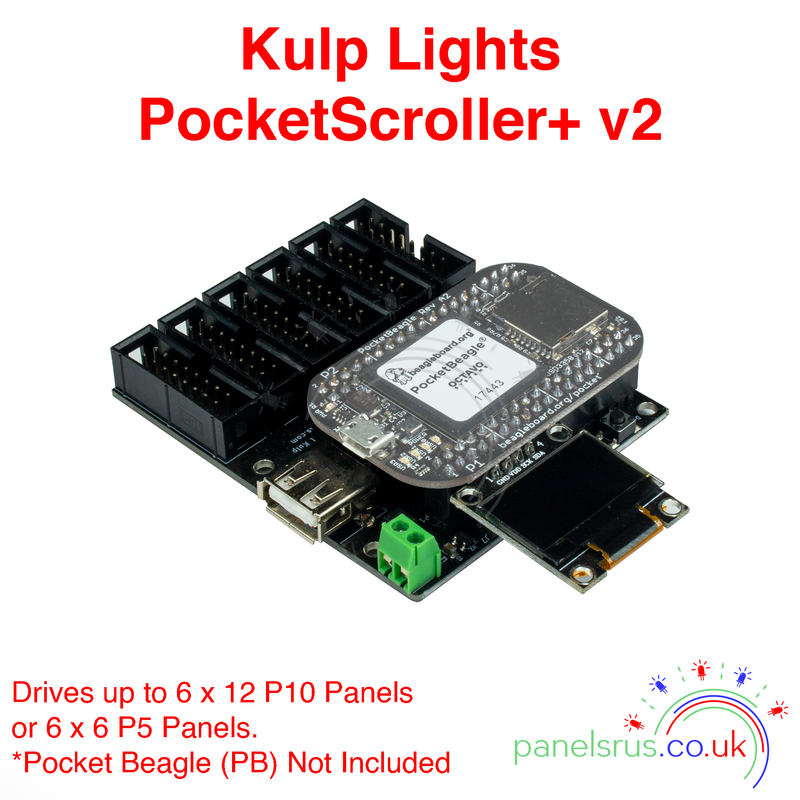 Kulp PocketScroller+ v2 - for Pocket Beagle (PB)
