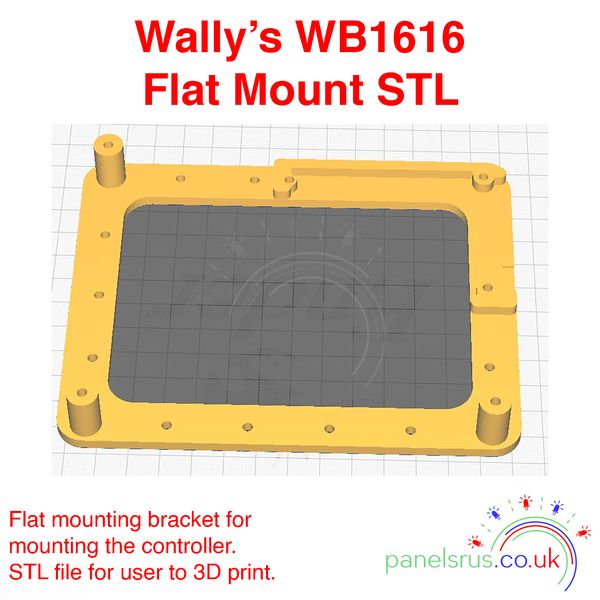 WB1616 Flat Mount - STL